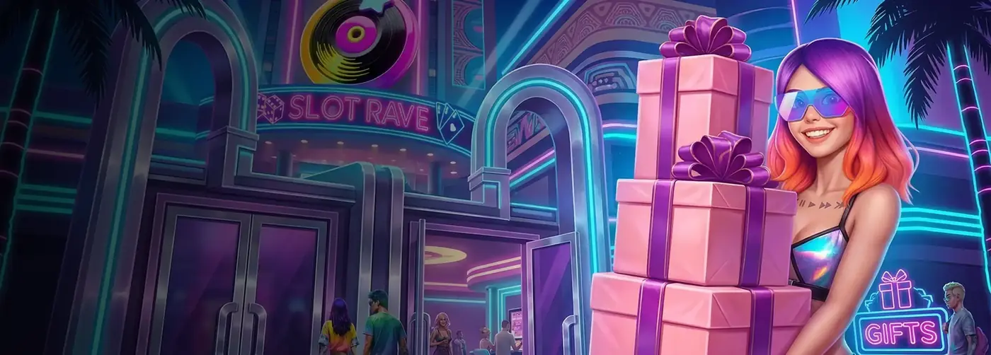 Slotrave Casino Danmark | Bonusser | Velkomstpakke, ugentlig genindbetalingsbonus og gratis spins